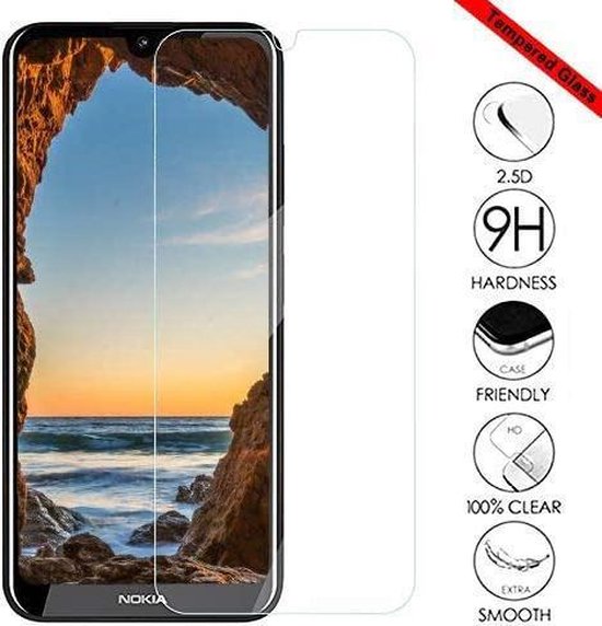 Nokia 2.2 Screenprotector Gehard 9H – Anti-kras – 3-Pack Tempered Glas-Ilumina Benelux