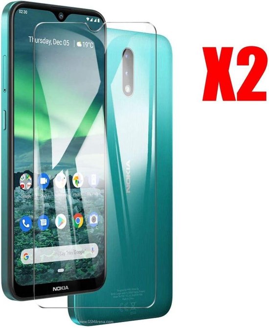 Nokia 2.3 – 9H Gehard Glas – Anti-kras – 2-Pack-Ilumina Benelux