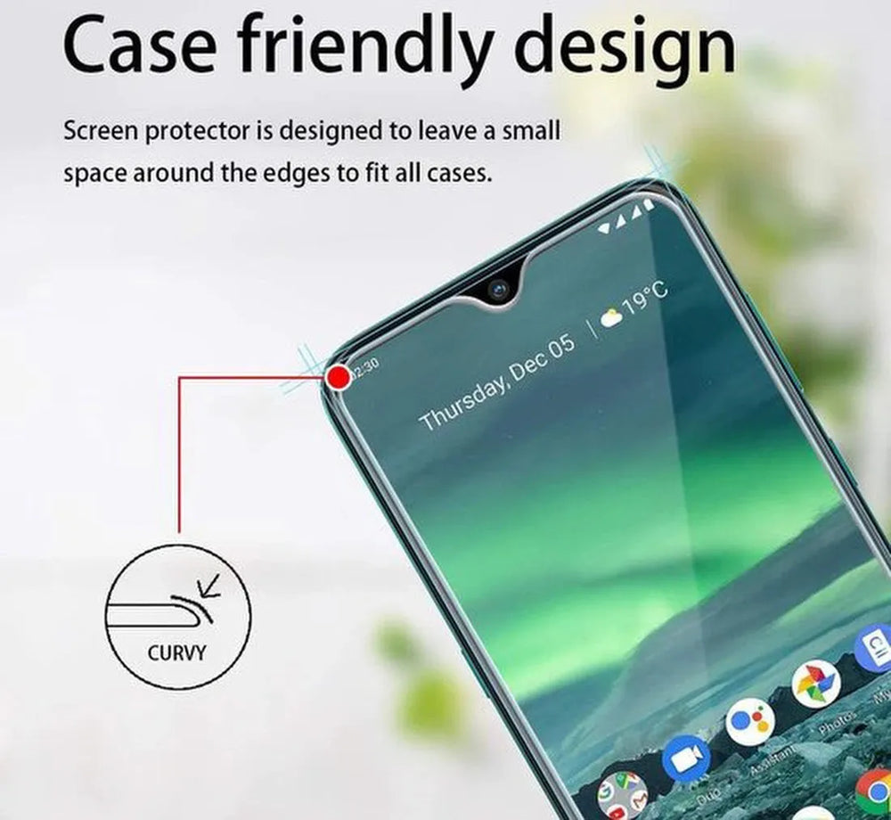 Nokia 2.3 Screenprotector Gehard 9H – Anti Kras – Tempered Glas – 1-Pack-Ilumina Benelux
