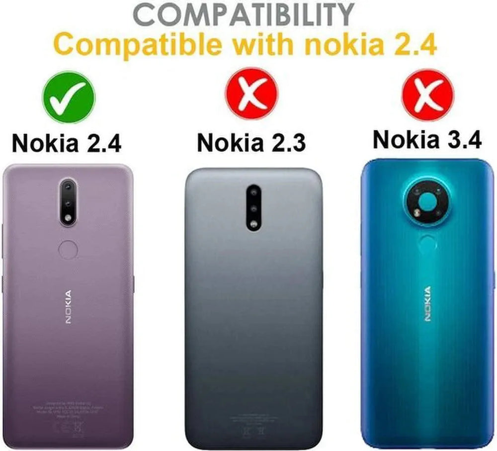 Nokia 2.4 Screenprotector Gehard 9H – Anti Kras – 3-Pack-Ilumina Benelux