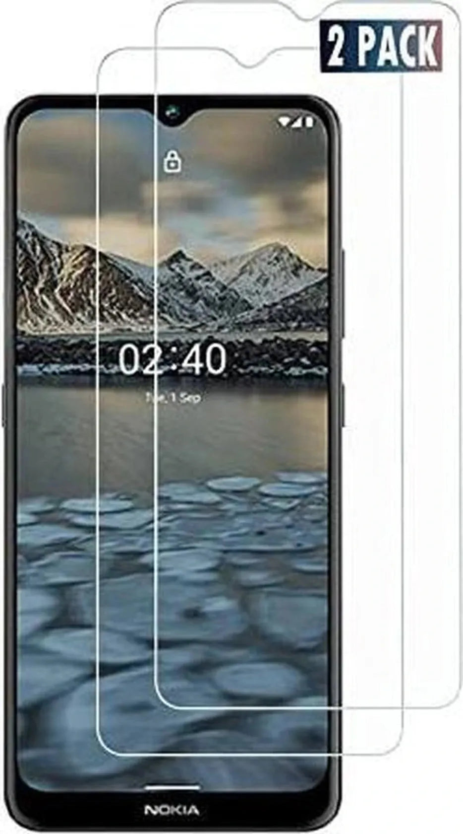 Nokia 2.4 Screenprotector Gehard 9H – Anti-kras – Tempered Glas – 1-Pack-Ilumina Benelux