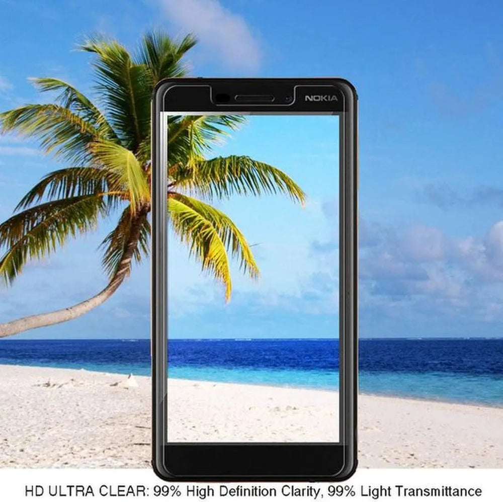 Nokia 3 (2017) Screenprotector Gehard 9H – Anti-kras – 2-Pack Tempered Glas-Ilumina Benelux