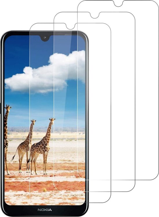 Nokia 3.2 – 9H Gehard Glas – Anti-kras – 3-Pack-Ilumina Benelux