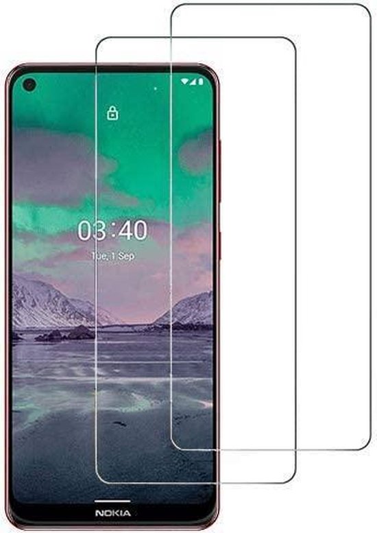 Nokia 3.4 Screenprotector Gehard 9H – Anti-kras – 2-Pack-Ilumina Benelux