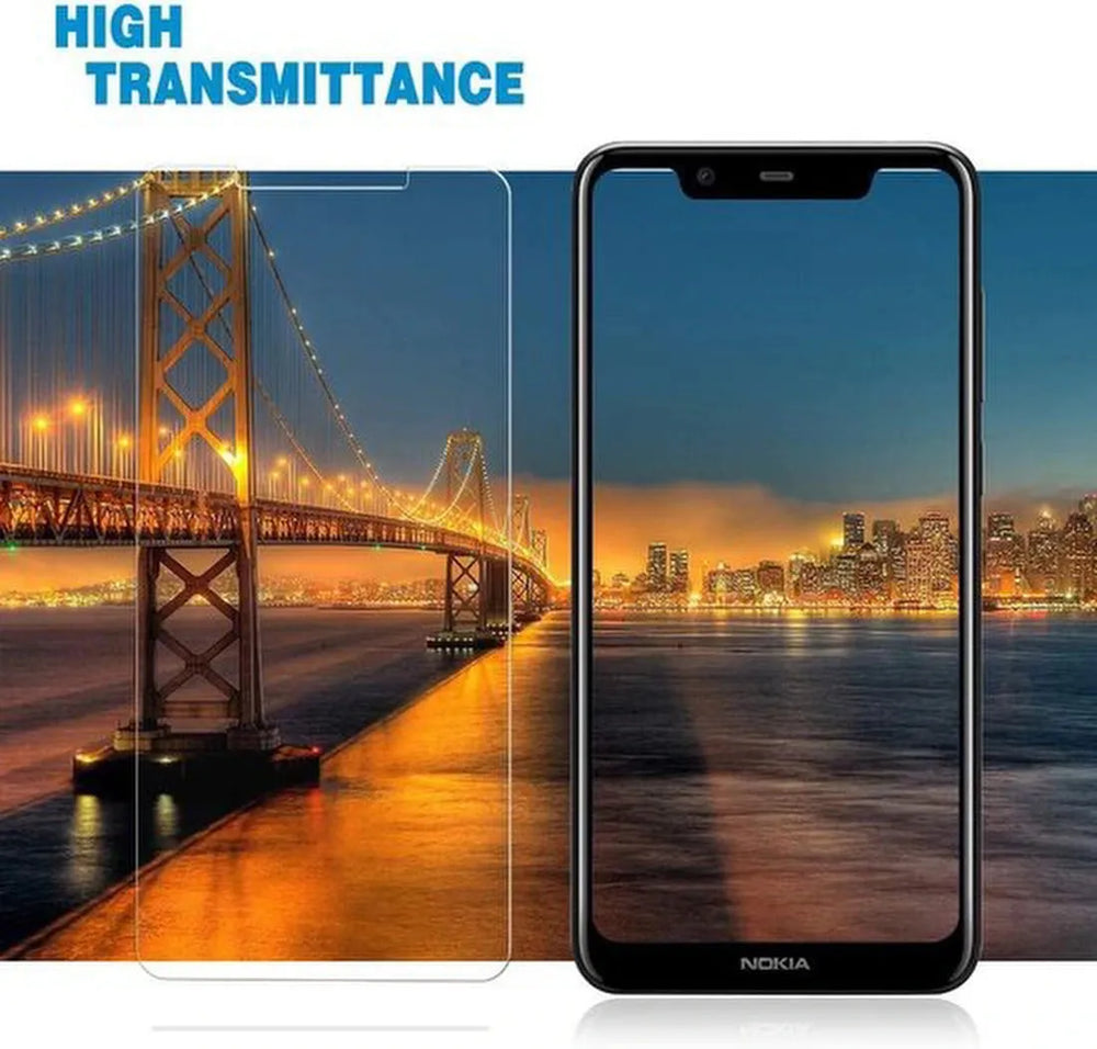 Nokia 5.1 Plus Screenprotector Gehard 9H – Anti-kras – 1-Pack-Ilumina Benelux