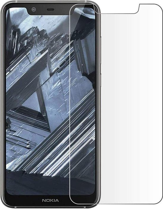 Nokia 5.1 Screenprotector Gehard 9H – Anti-kras – Tempered Glas – 1-Pack-Ilumina Benelux