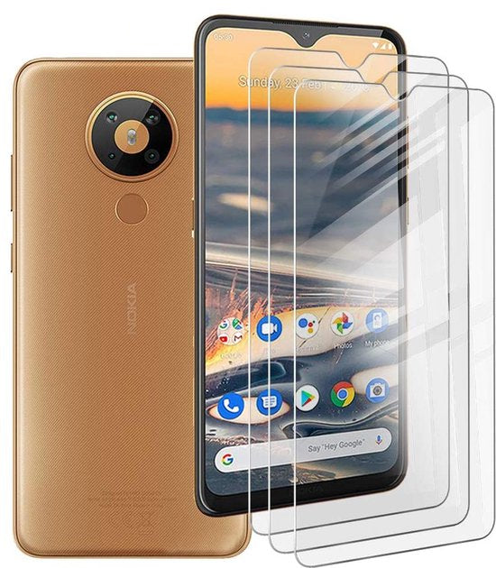 Nokia 5.3 – 9H Gehard Glas – Anti-kras – 3-Pack-Ilumina Benelux