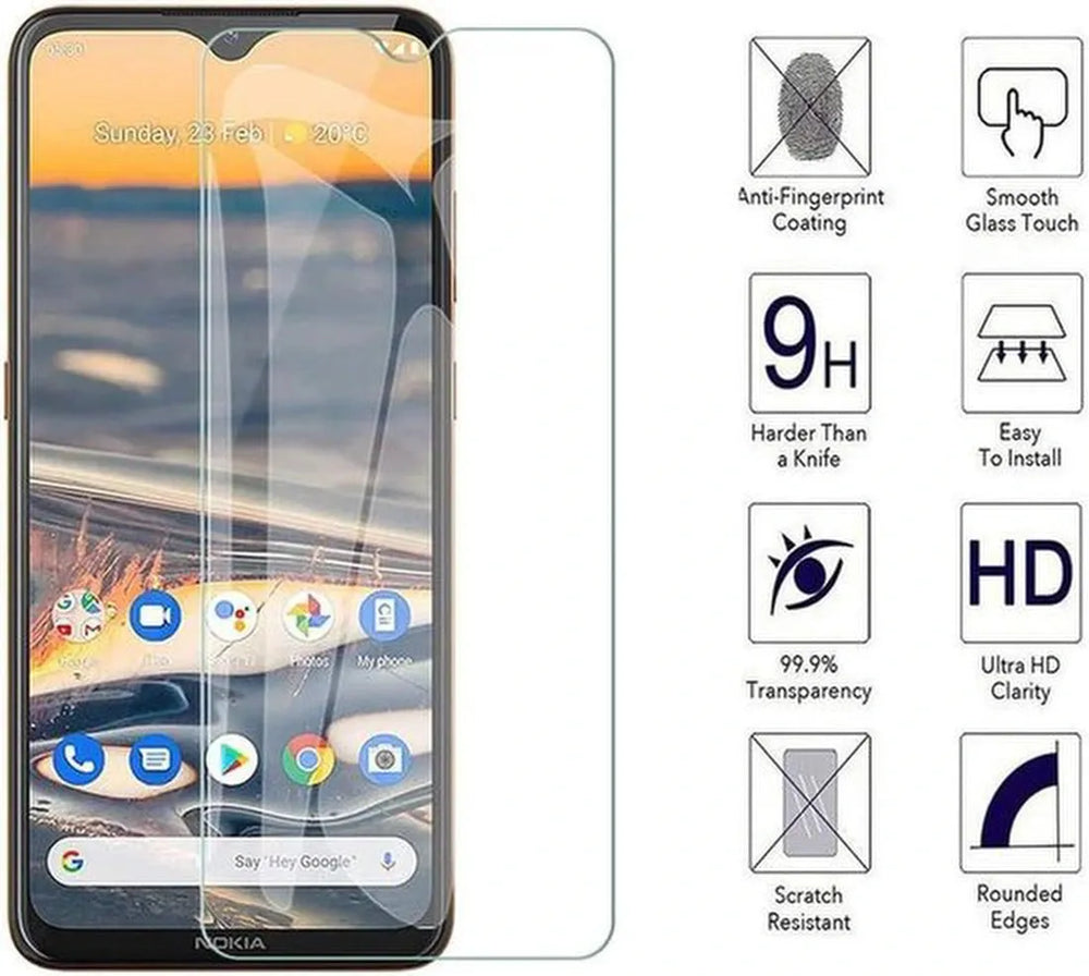 Nokia 5.3 Screenprotector Gehard 9H – Anti-kras – Tempered Glas – 1-Pack-Ilumina Benelux
