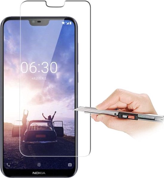 Nokia 6.1 Plus (Nokia X6) – 9H Gehard Glas – Anti-kras – 2-Pack Tempered Glas-Ilumina Benelux