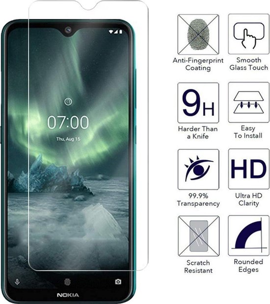 Nokia 6.2 / 7.2 Screenprotector Gehard 9H – Anti-kras – Tempered Glas – 1-Pack-Ilumina Benelux