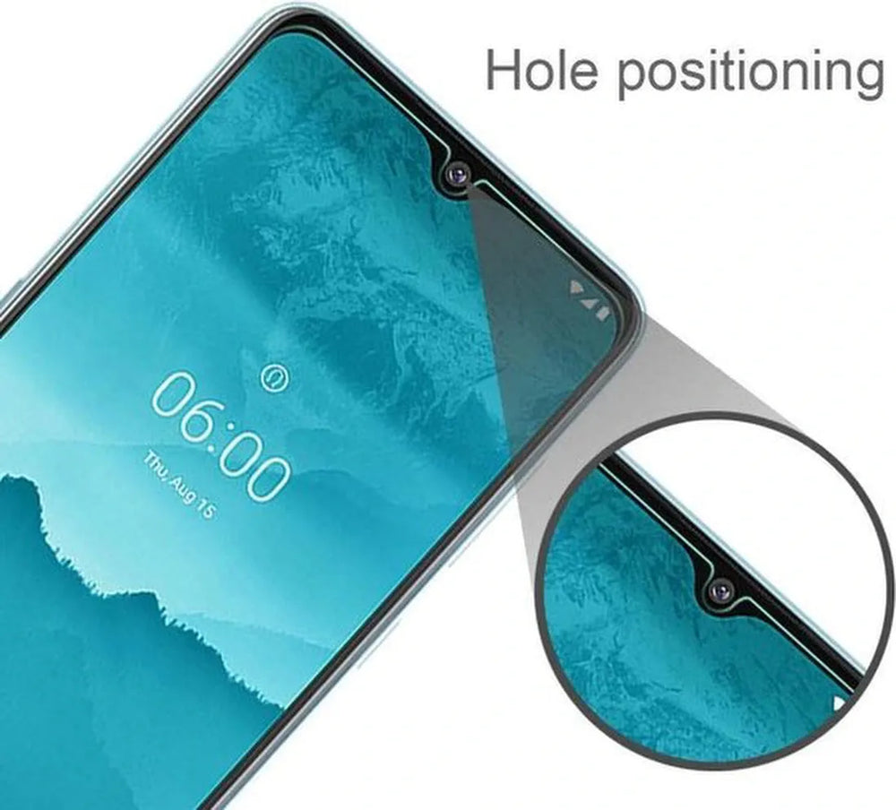 Nokia 6.2 Screenprotector Gehard 9H – Anti Kras – 2-Pack-Ilumina Benelux
