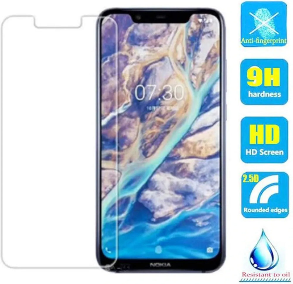 Nokia 7.1 Screenprotector Gehard 9H – Anti-kras – 1-Pack-Ilumina Benelux