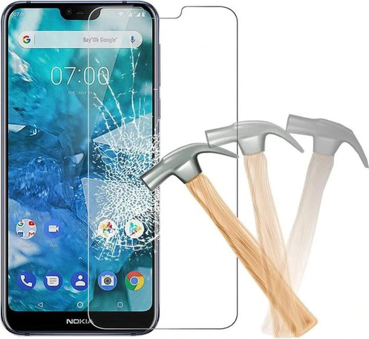 Nokia 7.1 Screenprotector Gehard 9H – Anti-kras – 3-Pack Tempered Glas-Ilumina Benelux