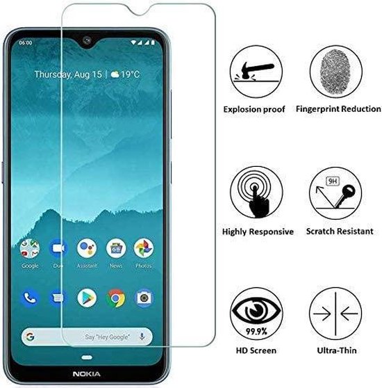 Nokia 7.2 Screenprotector Gehard 9H – Anti-kras – 1-Pack-Ilumina Benelux