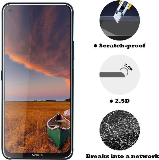Nokia 8.3 Screenprotector Gehard 9H – Anti-kras – 1-Pack-Ilumina Benelux