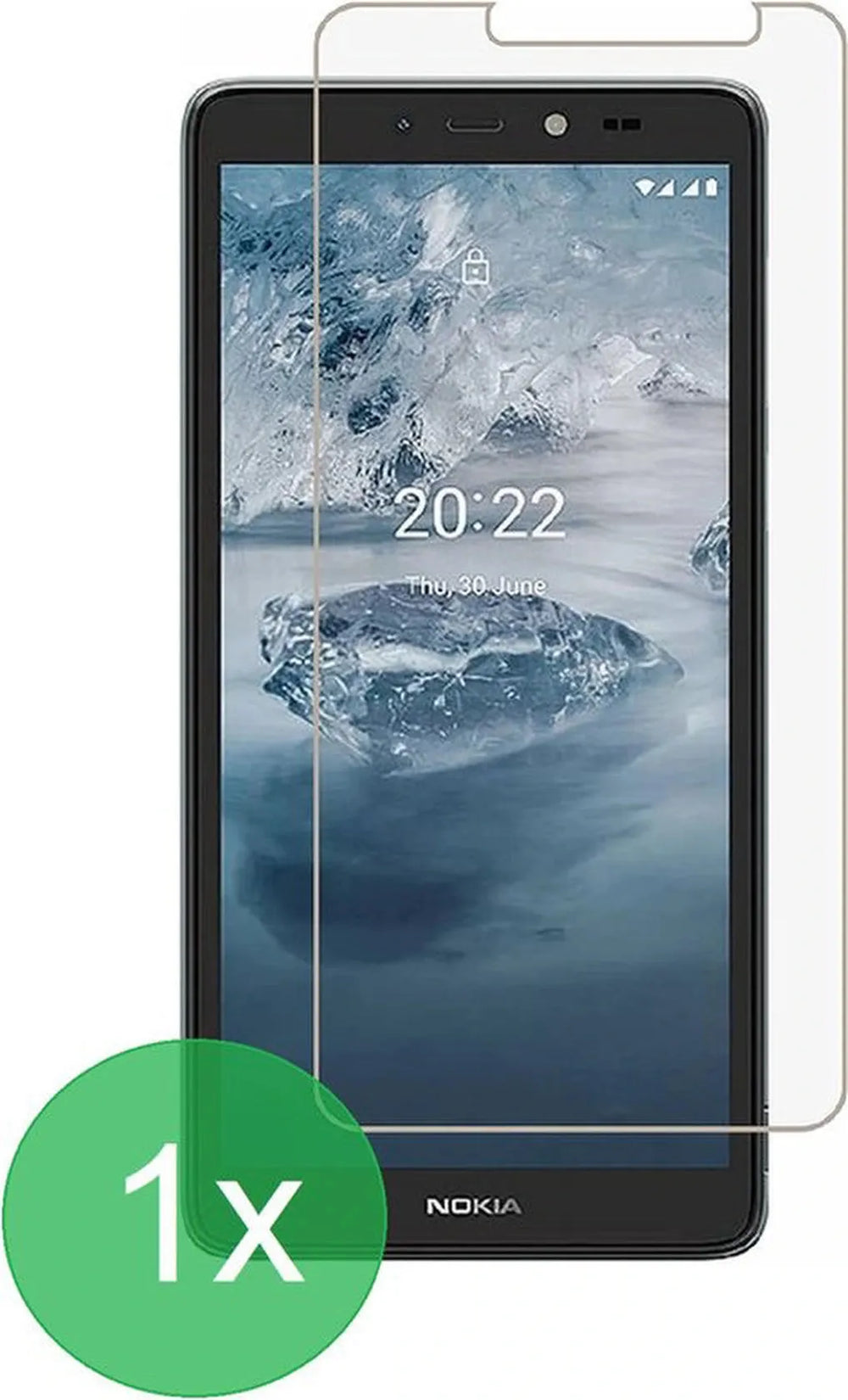 Nokia C2 2nd Edition Screenprotector Gehard 9H – Anti-kras – 1-Pack-Ilumina Benelux
