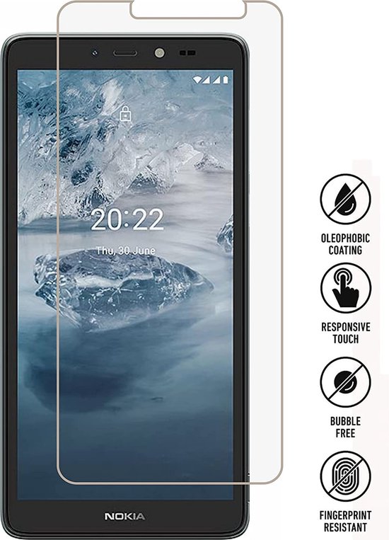 Nokia C2 2nd Edition Screenprotector Gehard 9H – Anti-kras – 3-Pack-Ilumina Benelux