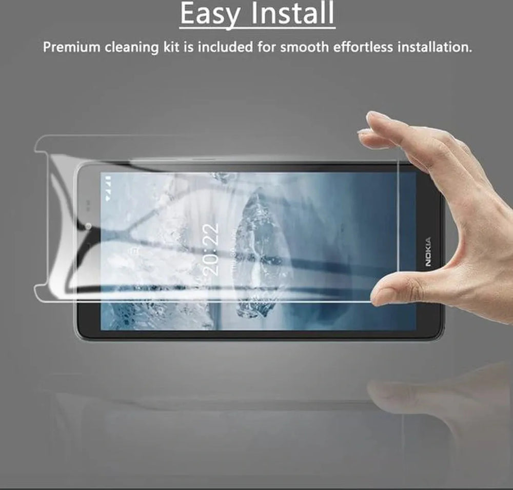 Nokia C2 Screenprotector Gehard 9H – Anti-kras – Tempered Glas – 1-Pack-Ilumina Benelux
