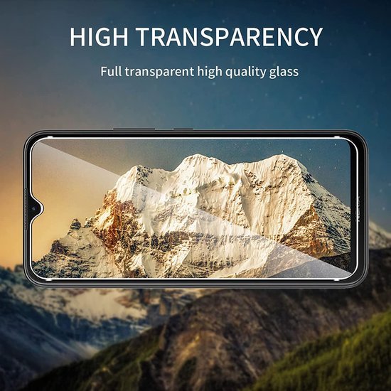 Nokia C21 Plus Screenprotector Full Cover Screenprotector Gehard 9H – 2-Pack-Ilumina Benelux