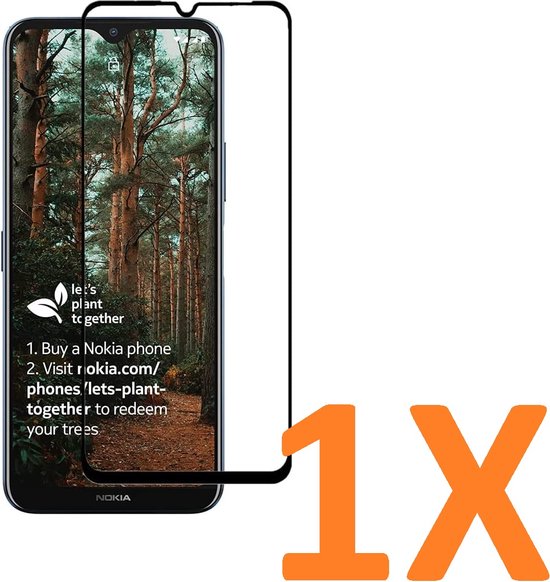 Nokia G10 / G20 Screenprotector Full Cover Screenprotector Gehard 9H – 1-Pack-Ilumina Benelux