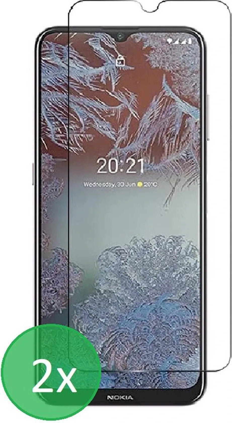 Nokia G10/G20 Screenprotector Gehard 9H – Anti-kras – 2-Pack-Ilumina Benelux