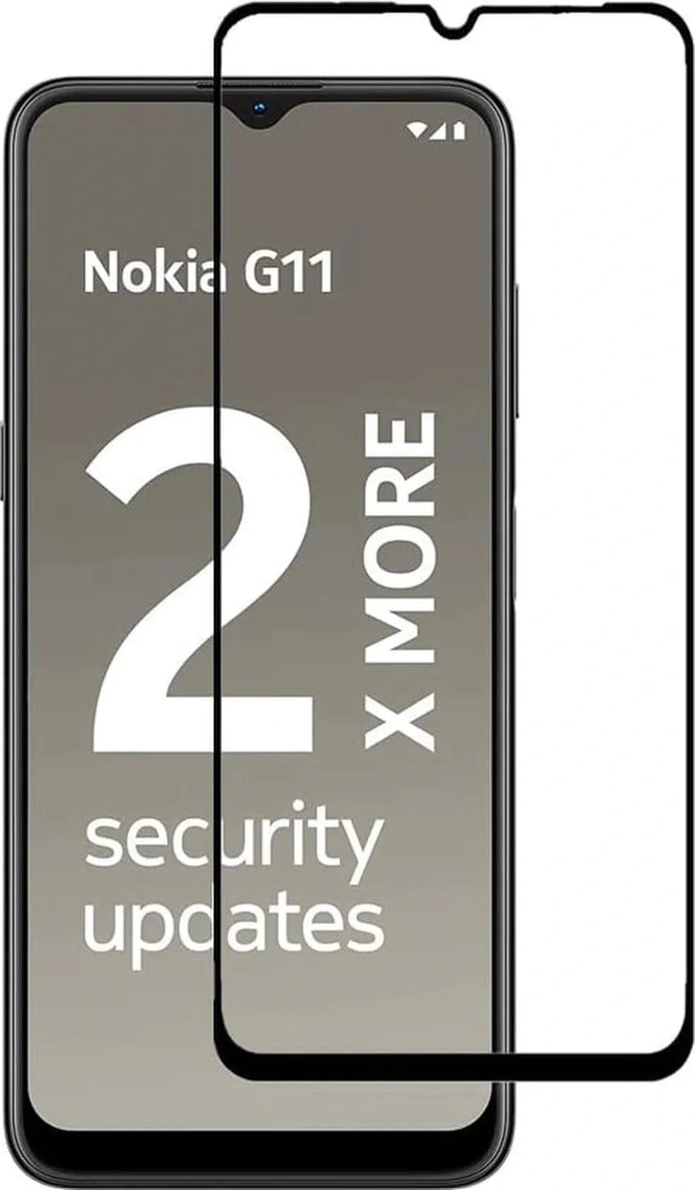 Nokia G11/G21 Screenprotector Gehard 9H Screenprotector Full Cover – 5-Pack-Ilumina Benelux