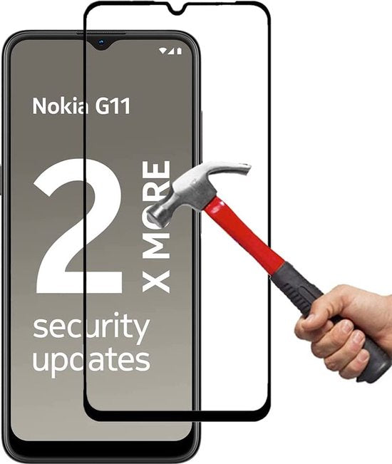 Nokia G11/G21 Screenprotector Gehard 9H Screenprotector Full Cover – 5-Pack-Ilumina Benelux