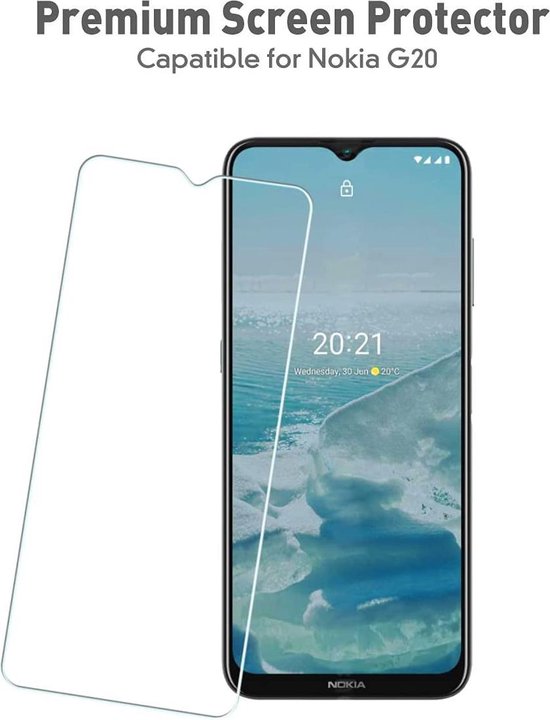 Nokia G20 / G10 Screenprotector Gehard 9H – Anti-kras – 2-Pack-Ilumina Benelux
