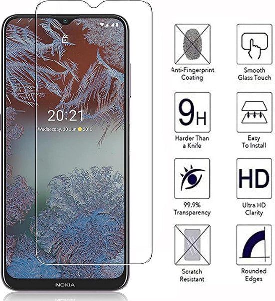 Nokia G20 / G10 Screenprotector Gehard 9H – Anti-kras – 3-Pack-Ilumina Benelux