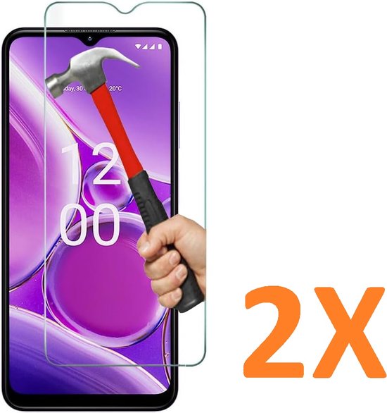 Nokia G41 & G31 Screenprotector Gehard 9H – Anti-kras – 2-Pack-Ilumina Benelux