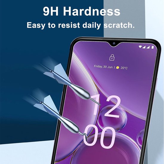 Nokia G42 5G Screenprotector Gehard 9H – Anti Kras – 3-Pack Tempered Glas-Ilumina Benelux