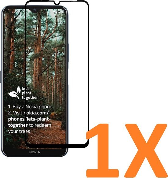 Nokia G50 Screenprotector Full Cover Screenprotector Gehard 9H – Anti-kras – Tempered Glas – 1-Pack-Ilumina Benelux
