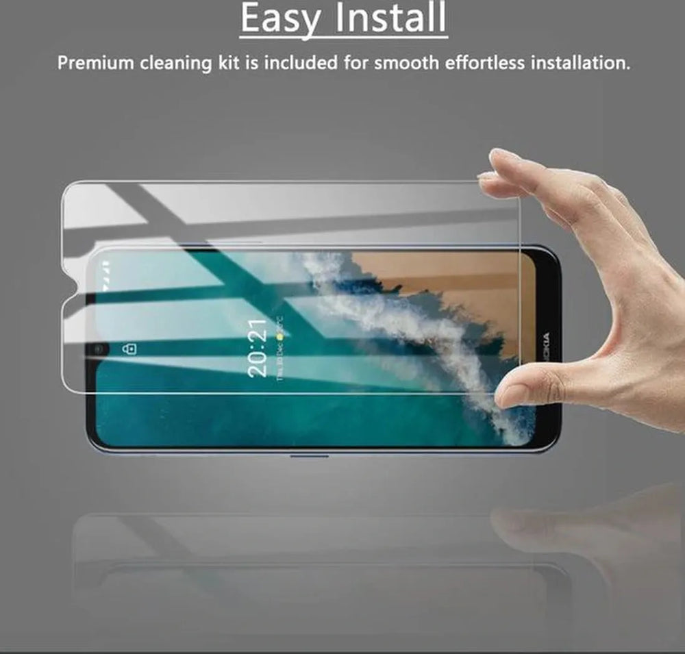 Nokia G50 Screenprotector Gehard 9H – Anti-kras – 2-Pack-Ilumina Benelux