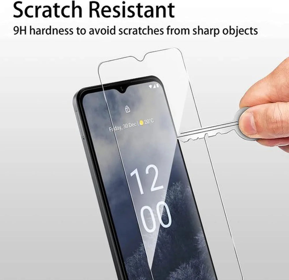 Nokia G60 5G Screenprotector Gehard 9H – Anti Kras – 3-Pack-Ilumina Benelux