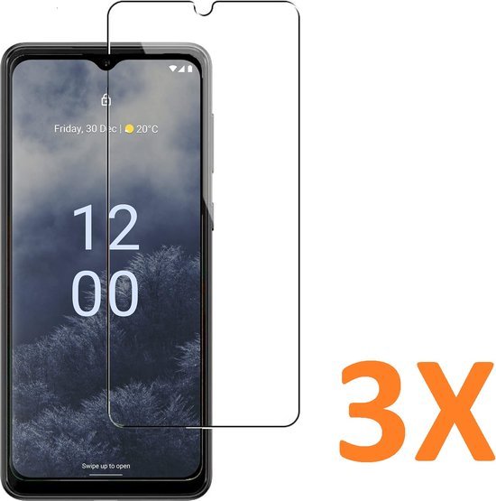Nokia G60 5G Screenprotector Gehard 9H – Anti Kras – 3-Pack-Ilumina Benelux