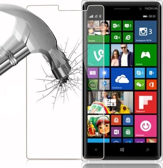 Nokia Lumia 830 – 9H Gehard Glas – Anti-kras – 2-Pack Tempered Glas-Ilumina Benelux
