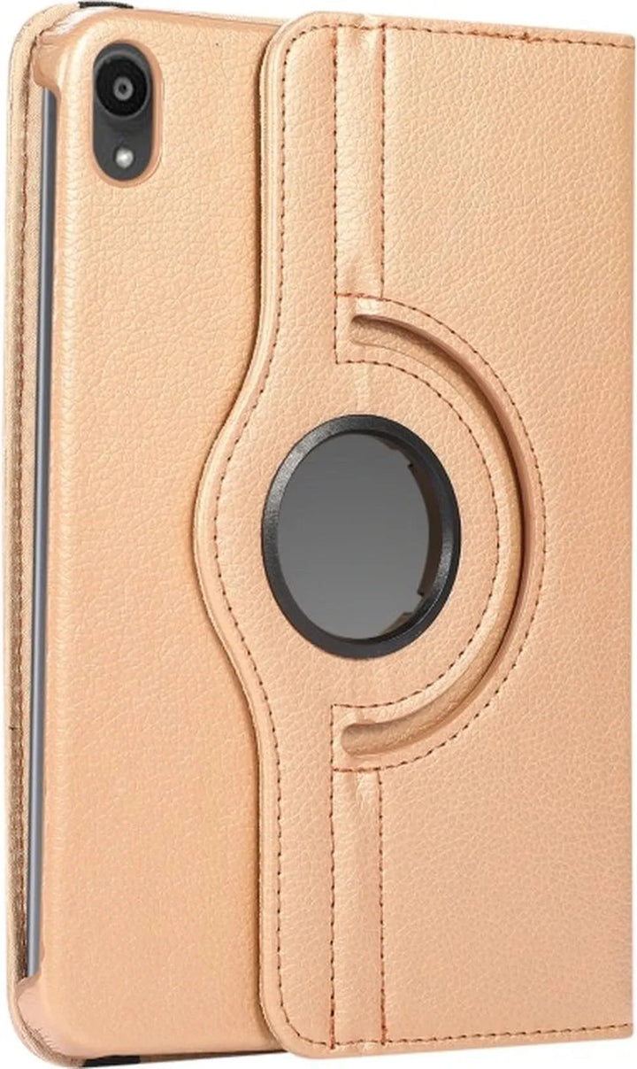 Nokia T20 – Multi Stand Case Hoesjes – 360° draaibaar – Goud-Tablethoesjes-Ilumina Benelux
