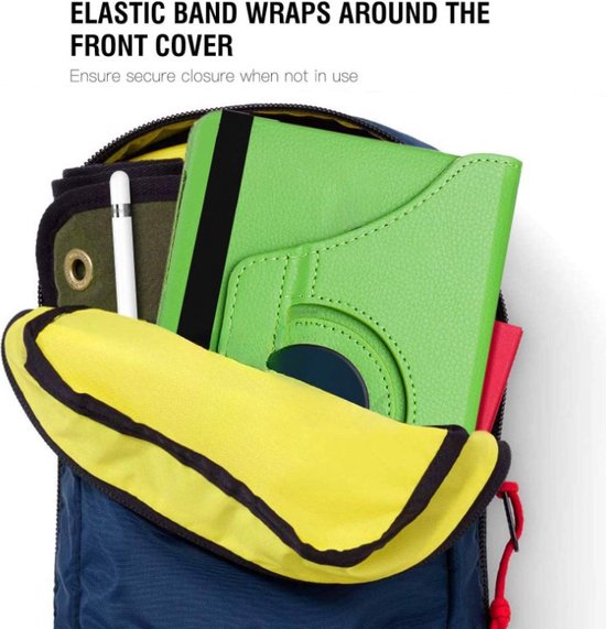 Nokia T20 – Multi Stand Case Hoesjes – 360° draaibaar – Groen-Tablethoesjes-Ilumina Benelux