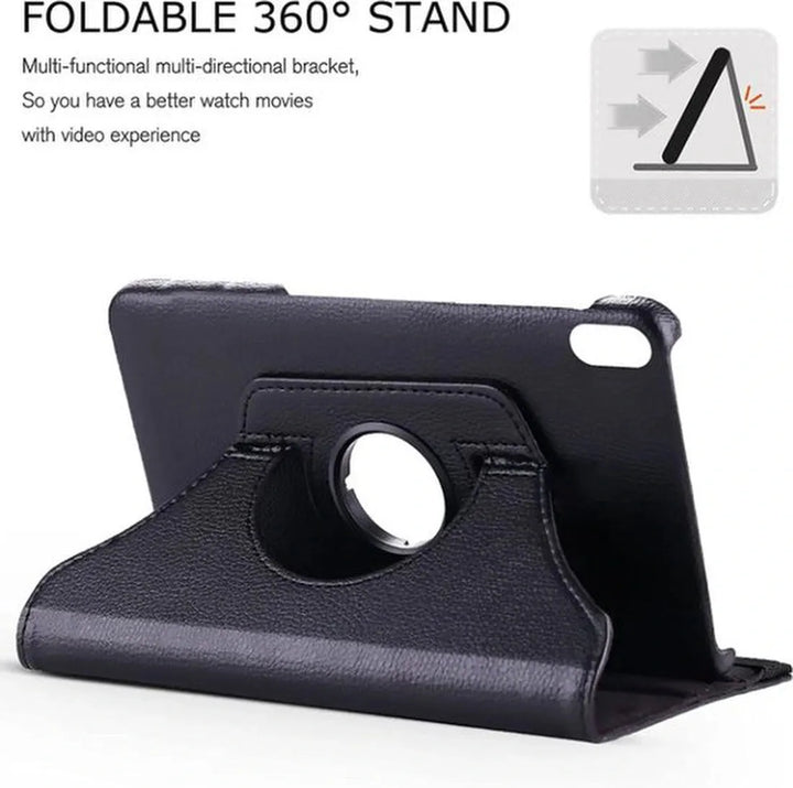 Nokia T20 – Multi-stand Hoesjes – 360° draaibaar – Zwart-Tablethoesjes-Ilumina Benelux