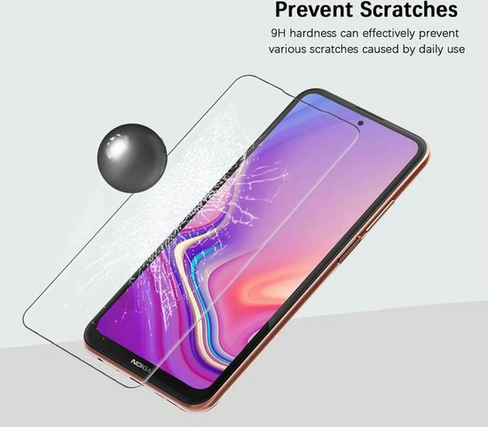Nokia X20/X10 Screenprotector Gehard 9H – Anti-kras – 3-Pack-Ilumina Benelux