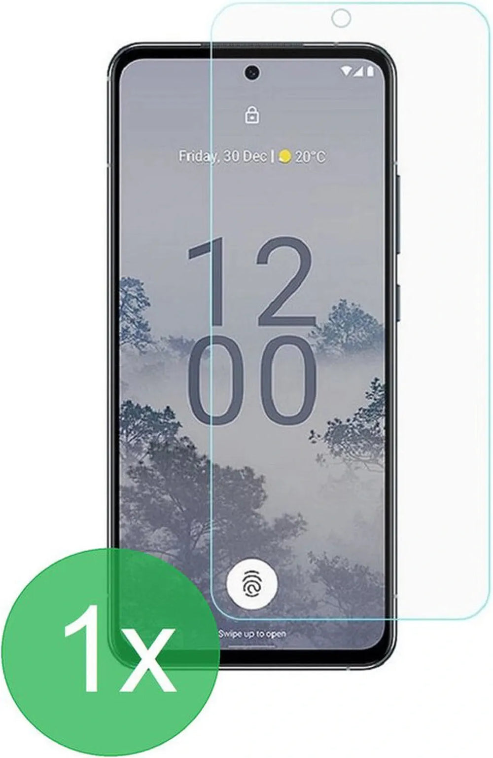 Nokia X30 Screenprotector Gehard 9H – Anti-kras – 1-Pack-Ilumina Benelux