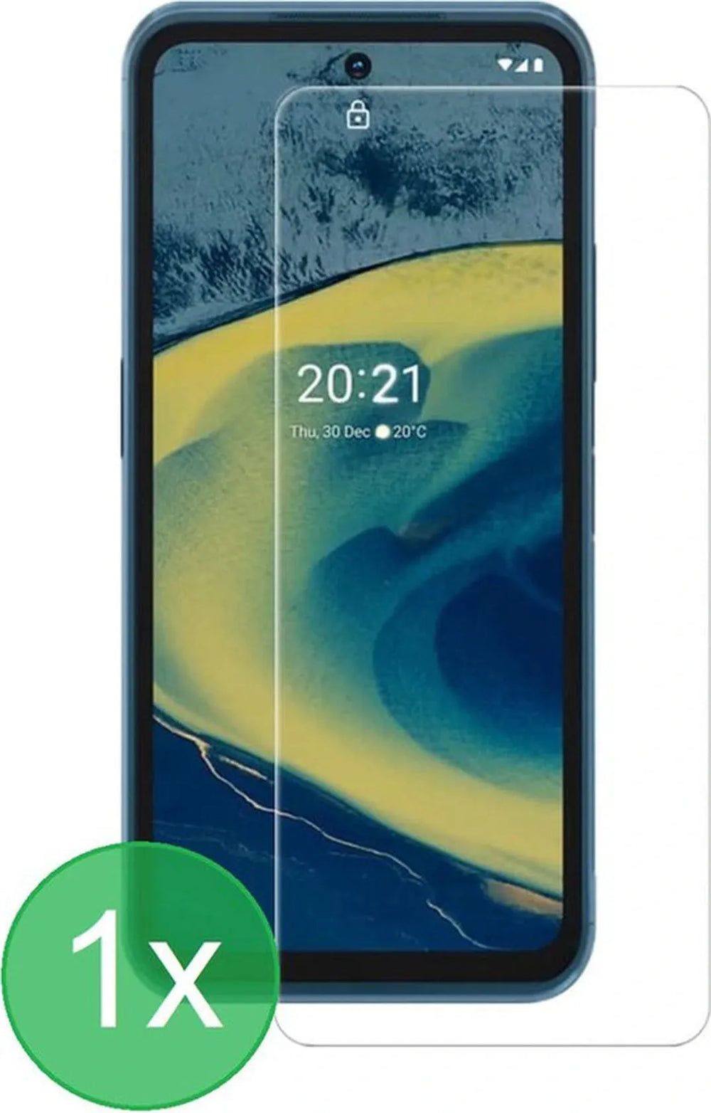 Nokia XR20 5G Screenprotector Gehard 9H – Anti-kras – 1-Pack-Ilumina Benelux