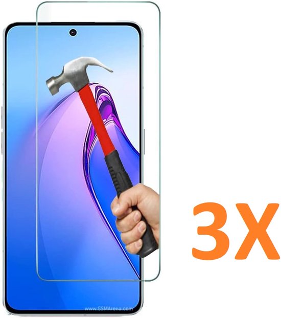 OPPO Find X8 Pro Screenprotector Gehard 9H – Anti-kras – 3-Pack-Ilumina Benelux
