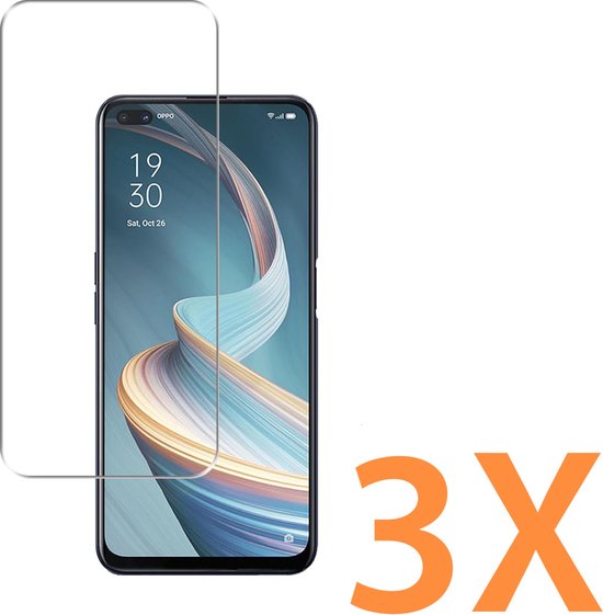 OPPO Reno 4Z Screenprotector Gehard 9H – Anti-kras – 3-Pack-Ilumina Benelux