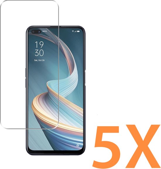 OPPO Reno 4Z Screenprotector Gehard 9H – Anti-kras – 5-Pack-Ilumina Benelux