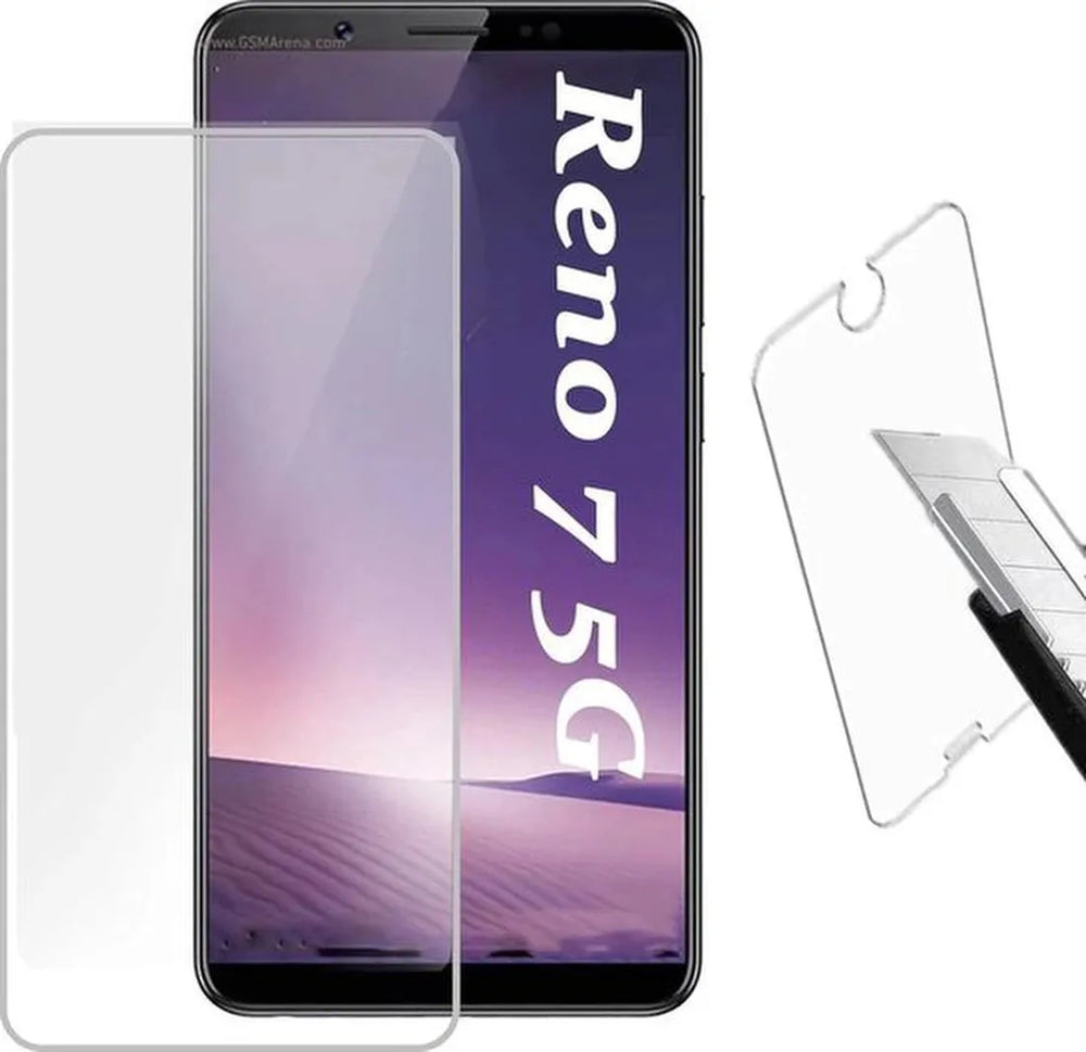 OPPO Reno 7 5G Screenprotector Gehard 9H – Anti-kras – 1-Pack-Ilumina Benelux