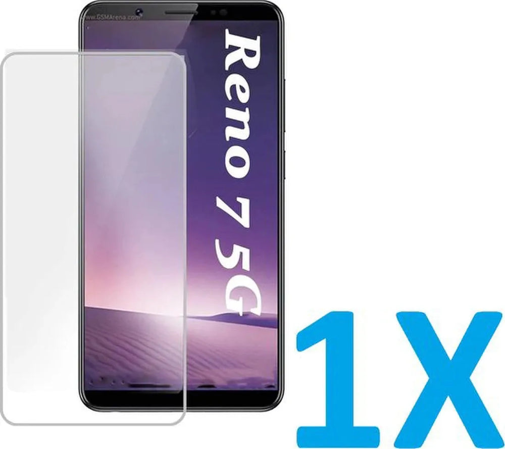 OPPO Reno 7 5G Screenprotector Gehard 9H – Anti-kras – 1-Pack-Ilumina Benelux