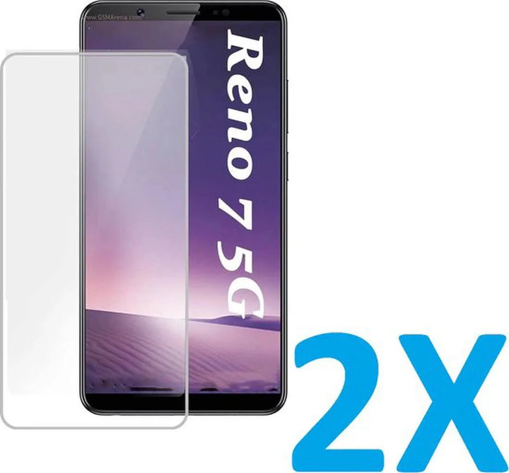 OPPO Reno 7 5G Screenprotector Gehard 9H – Anti-kras – 2-Pack-Ilumina Benelux