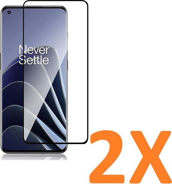 OnePlus 10 Pro Screenprotector Full Cover – 9H Gehard Glas – 2-Pack-Ilumina Benelux