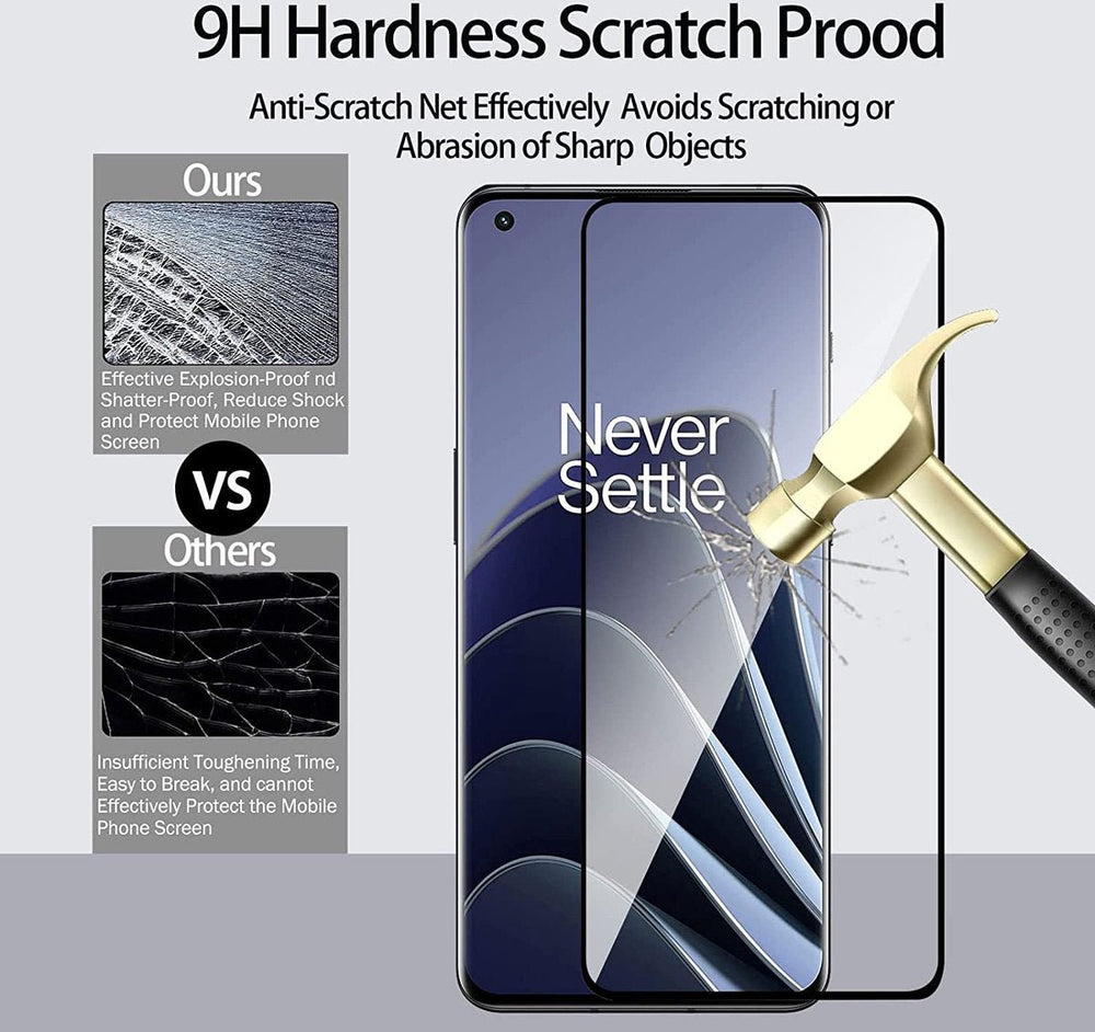 OnePlus 10 Pro Screenprotector Full Cover Screenprotector Gehard 9H – 1-Pack-Ilumina Benelux